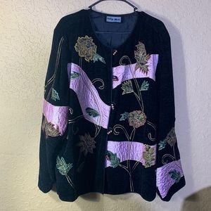 Indigo Moon Multicolor Art to Wear Jacket